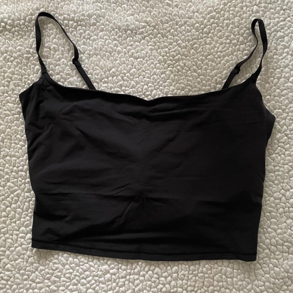 Skims Fits Everybody CROPPED CAMI Black Onyx XL - Picture 4 of 11